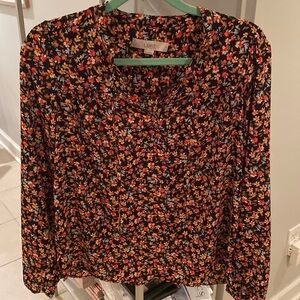 LOFT long sleeve floral blouse NEVER WORN